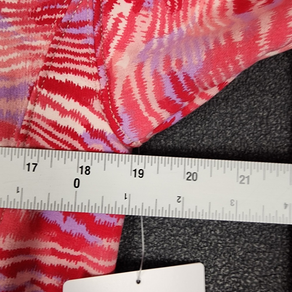 Athleta Girl Retroactive Oversized Hoodie‎ Pink Purple Ikat Fleece XL 14 NWT - Picture 5 of 11